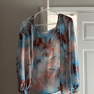 Entro Blue/Pink/Brown Top